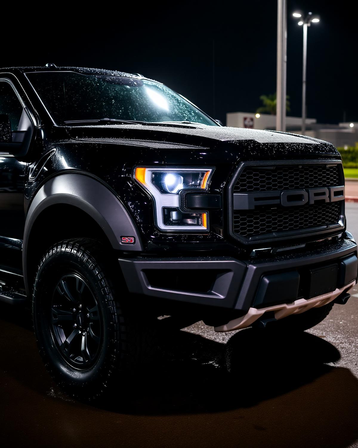 Black Ford Raptor